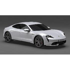 Porsche Taycan 2020 No Interior model